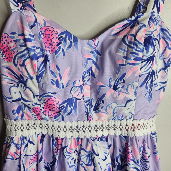 NWT Lilly Pulitzer Fit and Flare Devyn Dress, Size 2 - Picture 2 of 11